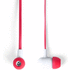 Korvakuulokkeet Earphones Stepek, punainen liikelahja logopainatuksella