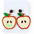 Korvarenkaat Earrings Kely, omenanvihreä lisäkuva 3