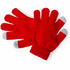 Kosketusnäytön käsine Touchscreen Gloves Pigun, punainen liikelahja logopainatuksella