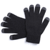 Kosketusnäytön käsine Touchscreen Gloves Tellar, harmaa, musta liikelahja logopainatuksella