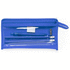 Koululaissetti Pencil Case Set Baiku, sininen liikelahja logopainatuksella