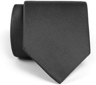 Kravatti Tie Serq, musta liikelahja logopainatuksella