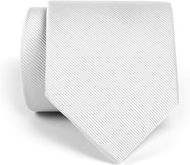 Kravatti Tie Serq, valkoinen liikelahja logopainatuksella