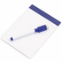 Kuivana pyyhdittävä rihvelitaulu Magnetic Whiteboard Yupit, sininen liikelahja logopainatuksella