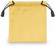 Kukkarot Bag Kiping, keltainen liikelahja logopainatuksella