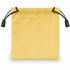 Kukkarot Bag Kiping, keltainen liikelahja logopainatuksella