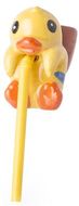 Kukkaruukku Flowerpot Chupon, keltainen liikelahja logopainatuksella