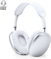 Kuulokkeet Headphones Curney, valkoinen liikelahja logopainatuksella
