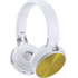 Kuulokkeet Headphones Vildrey, keltainen liikelahja logopainatuksella