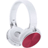 Kuulokkeet Headphones Vildrey, punainen liikelahja logopainatuksella