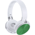 Kuulokkeet Headphones Vildrey, vihreä liikelahja logopainatuksella