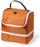 Kylmäkotelo Cool Bag Artirian, sininen, oranssi liikelahja logopainatuksella