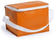 Kylmäkotelo Cool Bag Coolcan, sininen, oranssi liikelahja logopainatuksella
