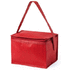 Kylmäkotelo Cool Bag Hertum, punainen liikelahja logopainatuksella