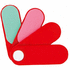 Kynsiviila Nail File Set Fucsox, punainen liikelahja logopainatuksella