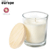 Kynttilä Aromatic Candle Bayar, valkoinen liikelahja logopainatuksella