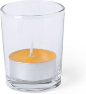 Kynttilä Aromatic Candle Persy, sininen, oranssi liikelahja logopainatuksella