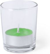 Kynttilä Aromatic Candle Persy, vihreä liikelahja logopainatuksella