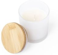Kynttilä Aromatic Candle Trivak, valkoinen liikelahja logopainatuksella
