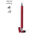 Kynä ilman mustetta Eternal Pencil Pen May, punainen liikelahja logopainatuksella