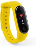 Kytketty kello Smart Bracelet Ragol, keltainen liikelahja logopainatuksella