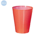 Lasi Cup Colorbert, punainen liikelahja logopainatuksella