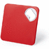 Lasinalunen Opener Coaster Olmux, punainen liikelahja logopainatuksella