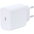 Latausliitin USB Charger Morelo, valkoinen liikelahja logopainatuksella