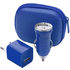 Laturisetti USB Chargers Set Canox, sininen liikelahja logopainatuksella