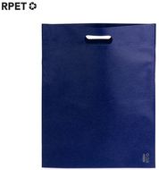 Lehtikassi Bag Dromeda, tummansininen liikelahja logopainatuksella