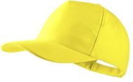 Lippalakki Cap Bayon, keltainen liikelahja logopainatuksella