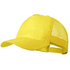 Lippalakki Cap Clipak, keltainen liikelahja logopainatuksella