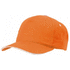 Lippalakki Cap Five, sininen, oranssi liikelahja logopainatuksella