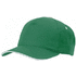 Lippalakki Cap Five, vihreä liikelahja logopainatuksella