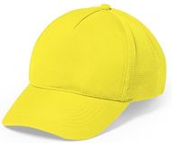 Lippalakki Cap Karif, keltainen liikelahja logopainatuksella