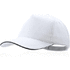 Lippalakki Cap Kisse, valkoinen liikelahja logopainatuksella