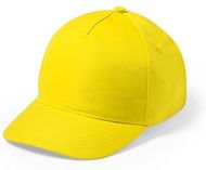 Lippalakki Cap Krox, keltainen liikelahja logopainatuksella