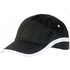 Lippalakki Cap Line, valkoinen, musta liikelahja logopainatuksella