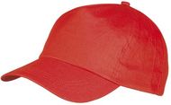 Lippalakki Cap Sport, punainen liikelahja logopainatuksella