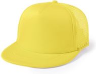 Lippalakki Cap Yobs, keltainen liikelahja logopainatuksella