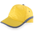 Lippalakki, heijastavat nauhat Cap Tarea, keltainen liikelahja logopainatuksella