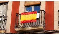 Lippu Flag Caser, espanjan-lippu liikelahja logopainatuksella