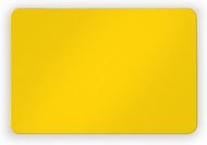 Magneetti Magnet Kisto, keltainen liikelahja logopainatuksella