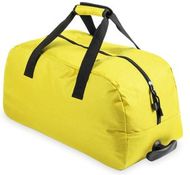 Matkakassi Trolley Bag Bertox, keltainen liikelahja logopainatuksella