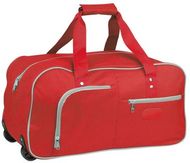Matkakassi Trolley Bag Nevis, punainen liikelahja logopainatuksella