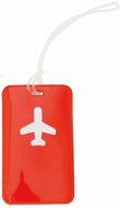 Matkatavarätiketti Luggage Tag Raner, punainen liikelahja logopainatuksella