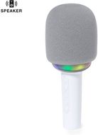 Mikrofoni Speaker Microphone Sinfonyx, valkoinen liikelahja logopainatuksella