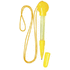 Monikäyttöinen kuulakynä Pen Pump, keltainen liikelahja logopainatuksella