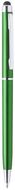 Monikäyttöinen kuulakynä Stylus Touch Ball Pen Alfil, vihreä liikelahja logopainatuksella