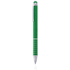 Monikäyttöinen kuulakynä Stylus Touch Ball Pen Balki, vihreä liikelahja logopainatuksella